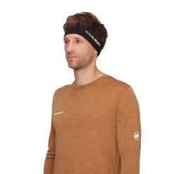 MAMMUT Tree Wool Headband / Pandebånd (Black) New