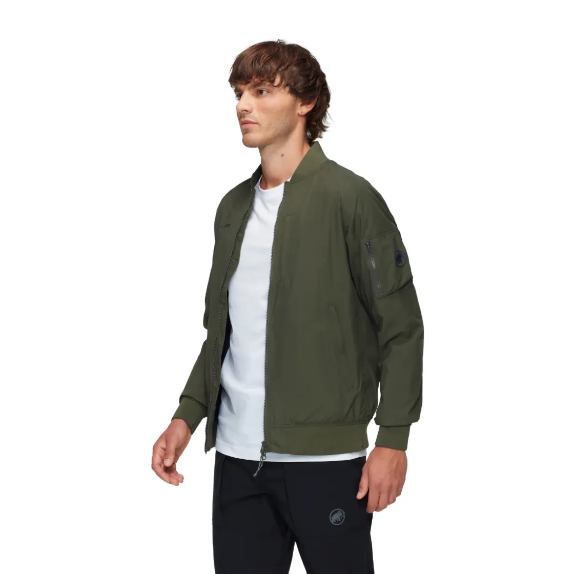MAMMUT Utility Bomber Jakke, herre (Dark Marsh) New