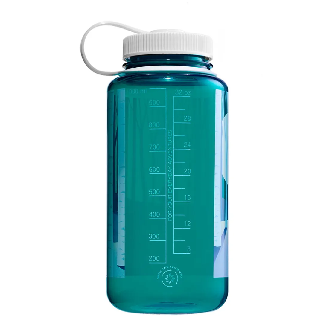 NALGENE Wide Mouth Sustain drikkedunk 1 L (Landscape Forest) Outlet