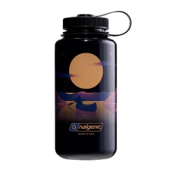 NALGENE Wide Mouth Sustain drikkedunk 1 L (Grey Moonset)