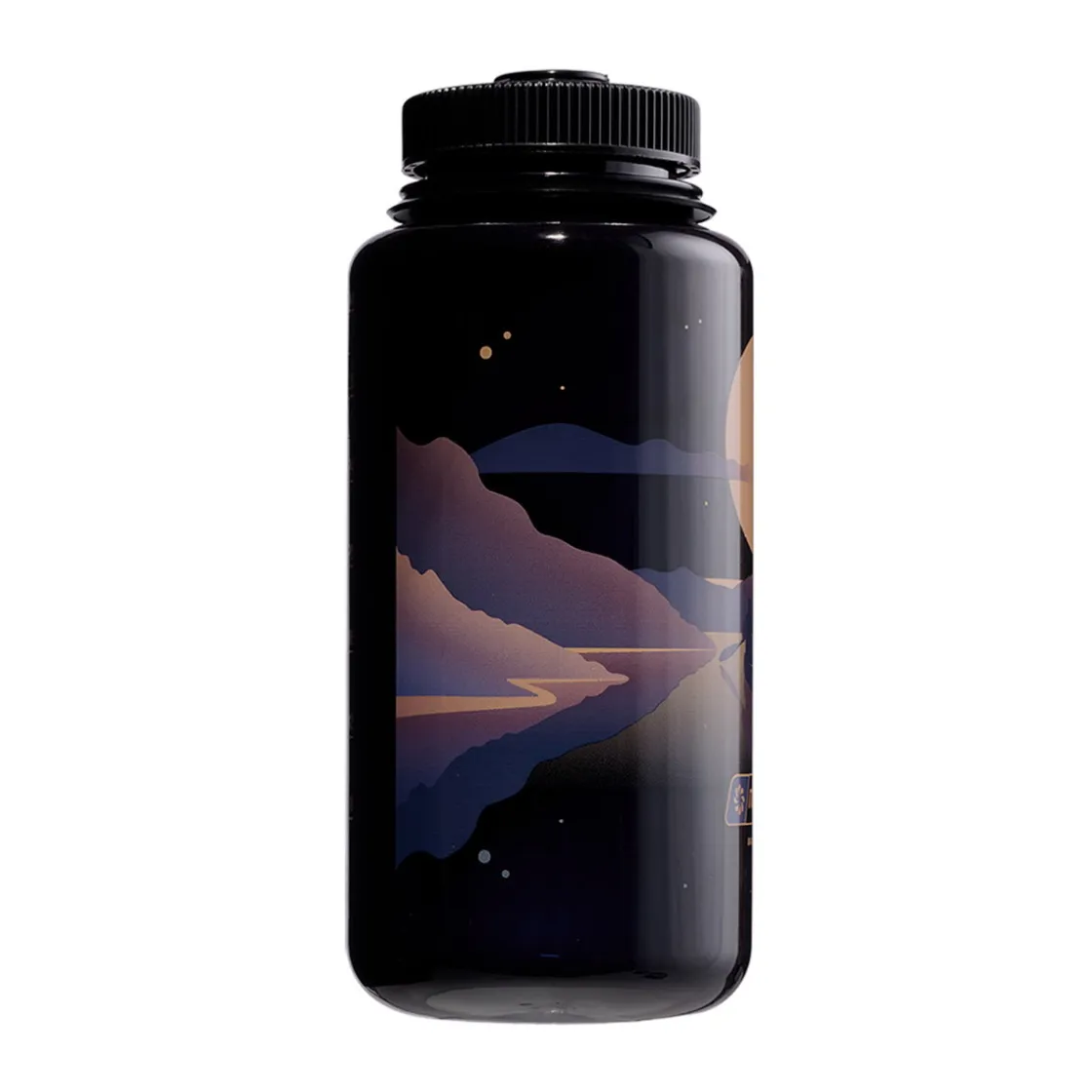 NALGENE Wide Mouth Sustain drikkedunk 1 L (Grey Moonset)
