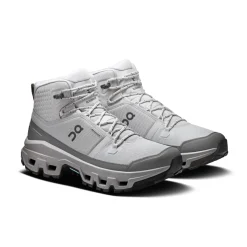 ON Cloudrock Mid WP vandrestøvle, herre (Glacier / Alloy) Sale
