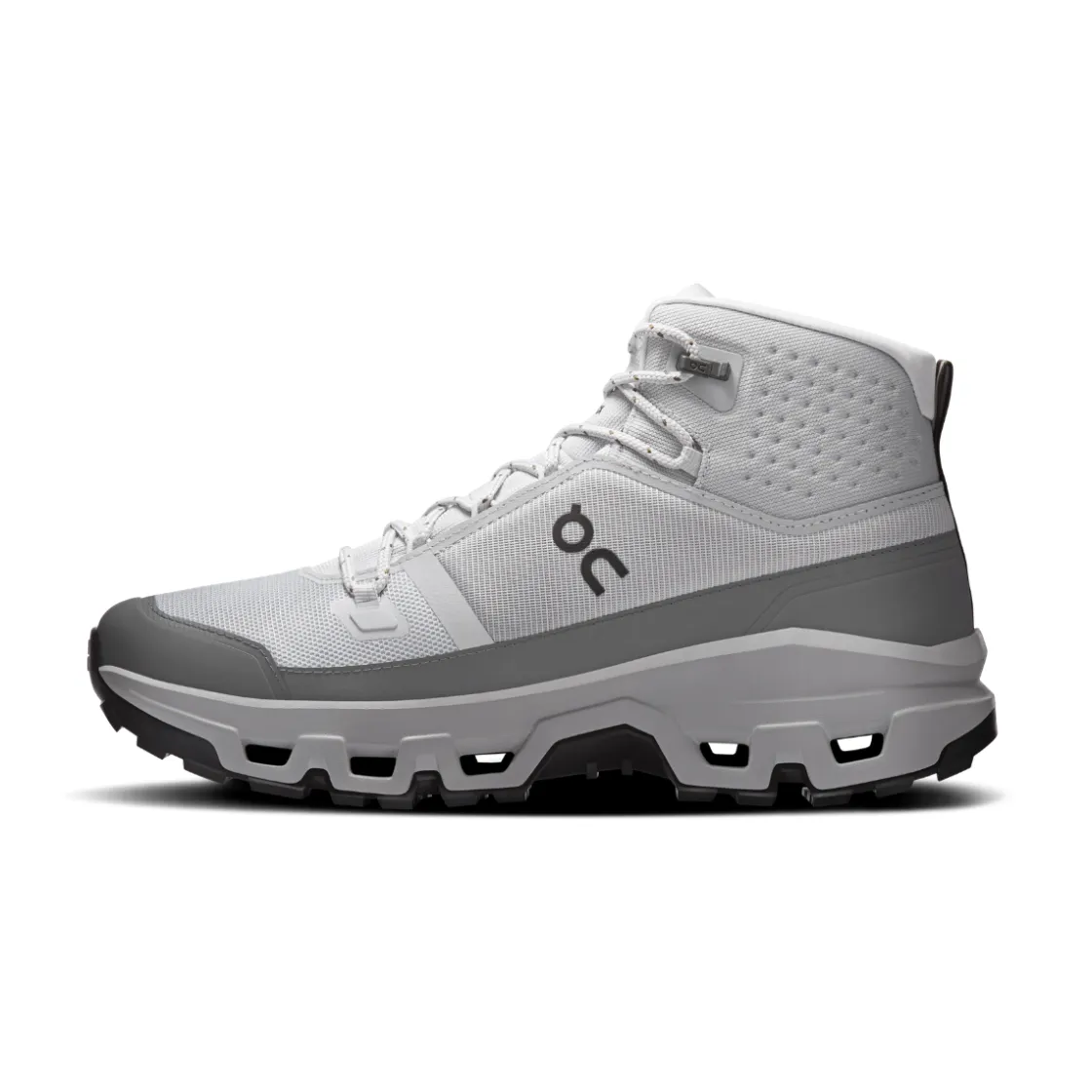 ON Cloudrock Mid WP vandrestøvle, herre (Glacier / Alloy) Sale