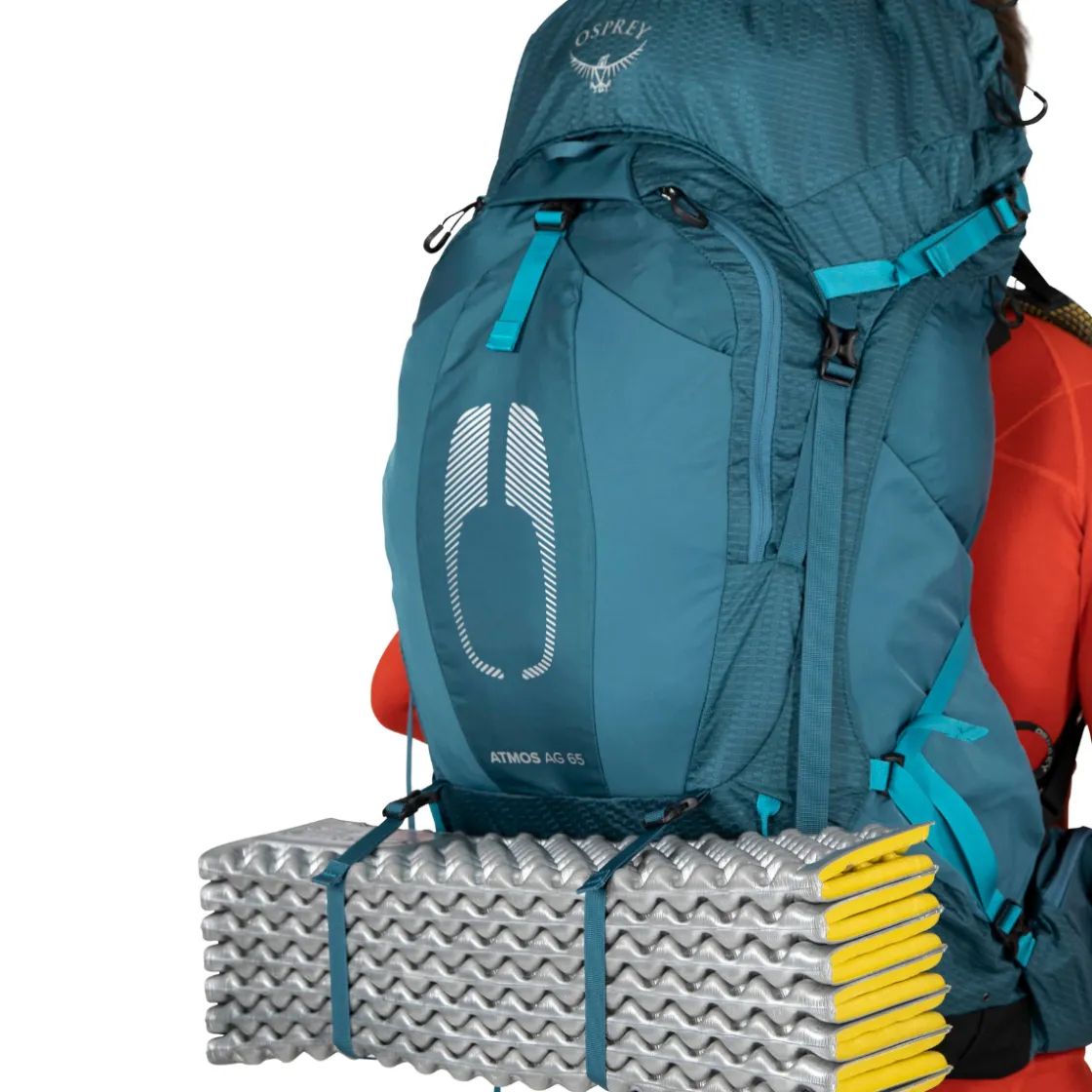 OSPREY Atmos AG 65 L vandrerygsæk, herre (Venturi Blue) Outlet