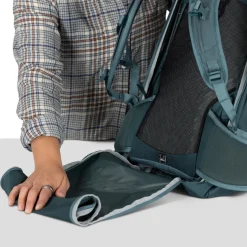 OSPREY Fairview Travel Pack 70 L rejserygsæk, dame (Cascade Blue) New