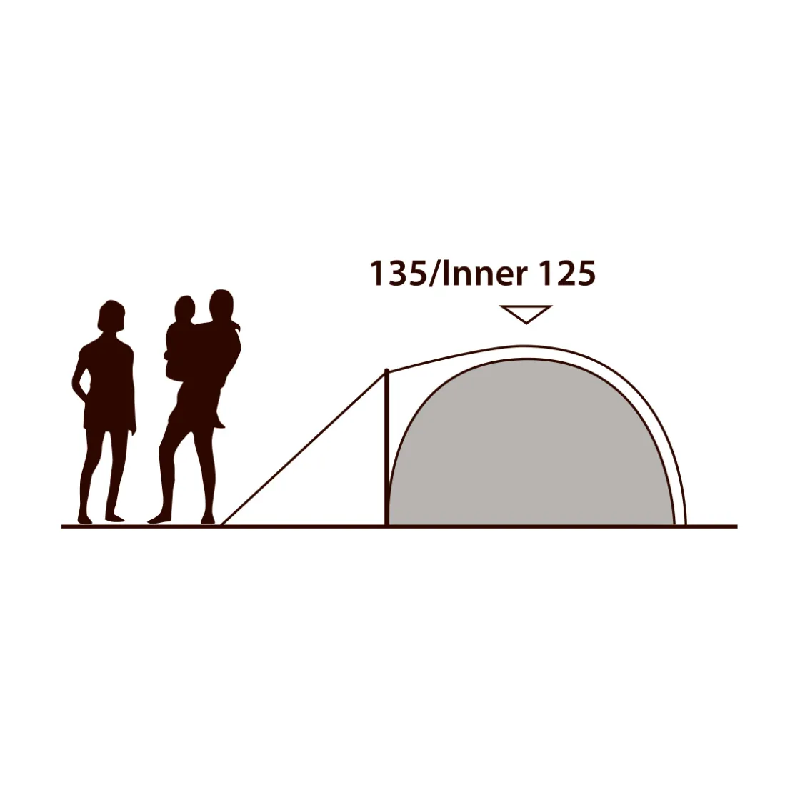 OUTWELL Cloud 4 campingtelt, 4 personer Hot