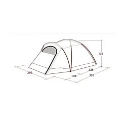 OUTWELL Cloud 4 campingtelt, 4 personer Hot