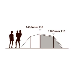 OUTWELL Earth 4 campingtelt, 4 personer Hot
