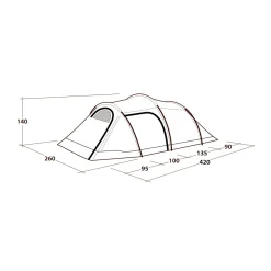 OUTWELL Earth 4 campingtelt, 4 personer Hot