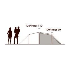 OUTWELL Earth 3 plus campingtelt, 3 personer Best