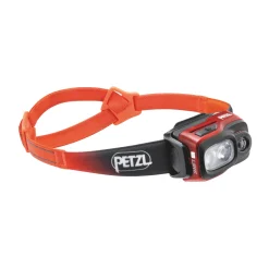 PETZL Swift RL 1100 Lumen, Pandelampe (Orange Sort)