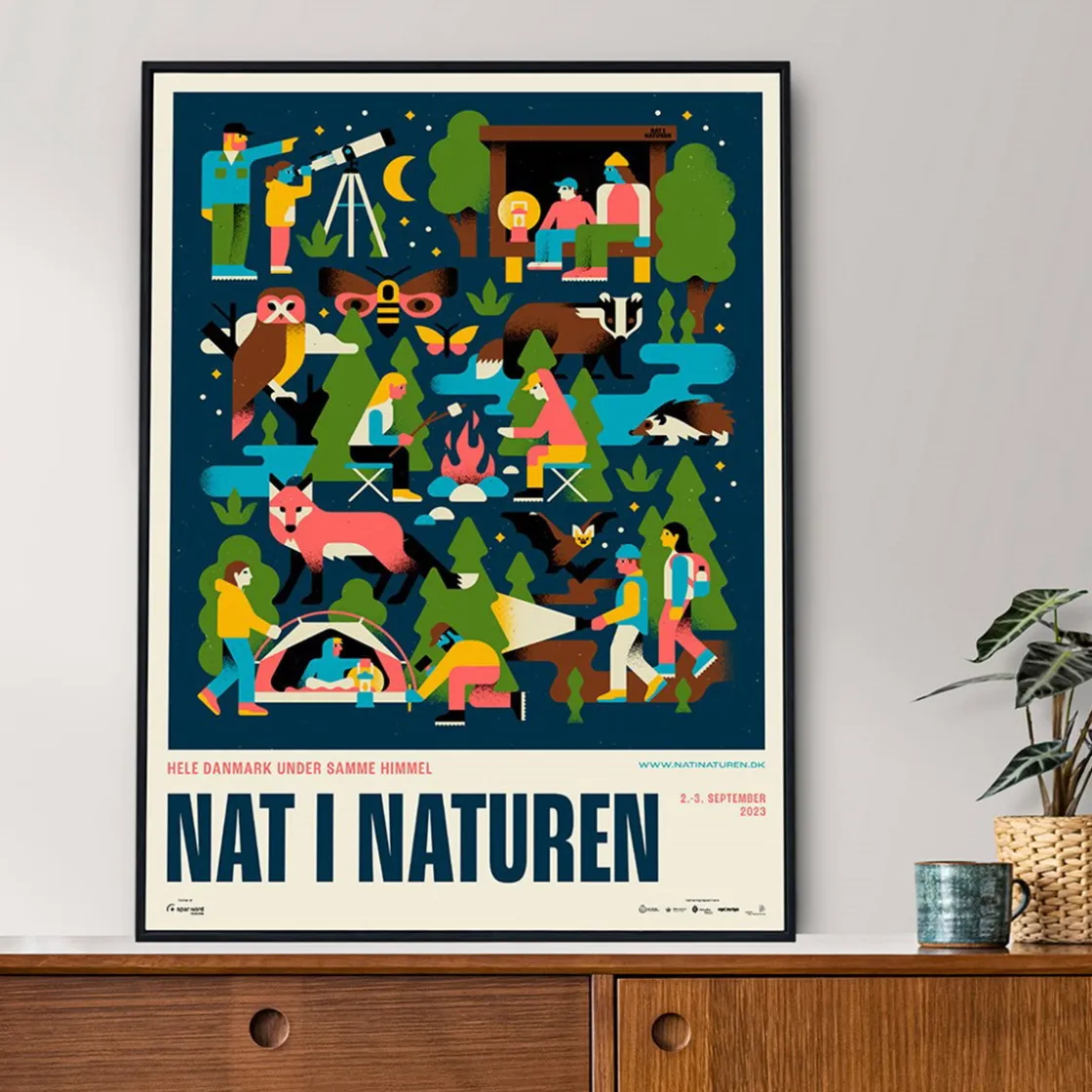 DDS Plakat fra Nat i Naturen 2023 Best