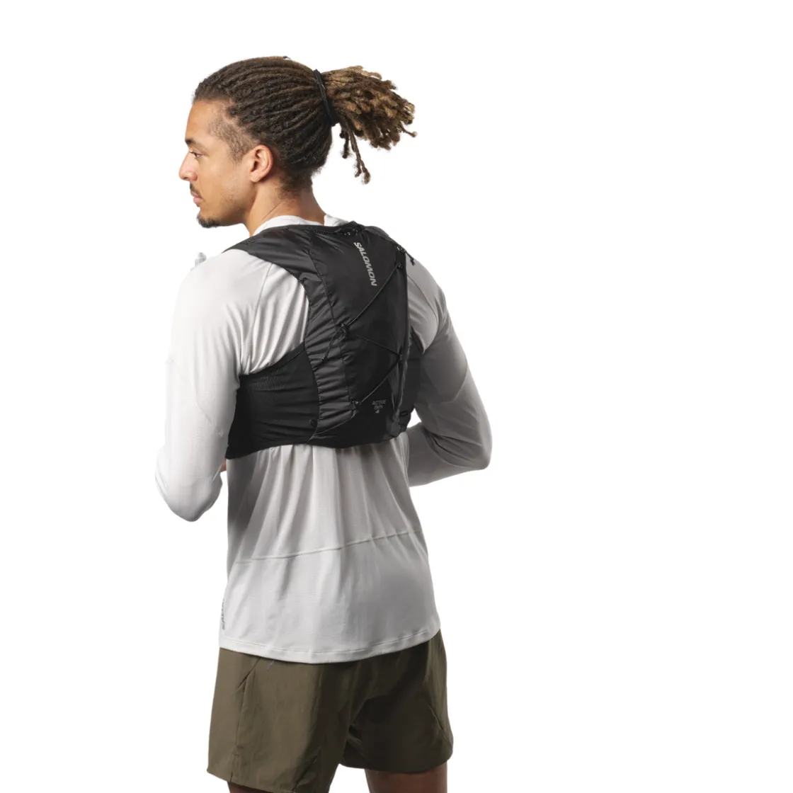 SALOMON Active Skin 4 SET løbevest, unisex (Black) Online