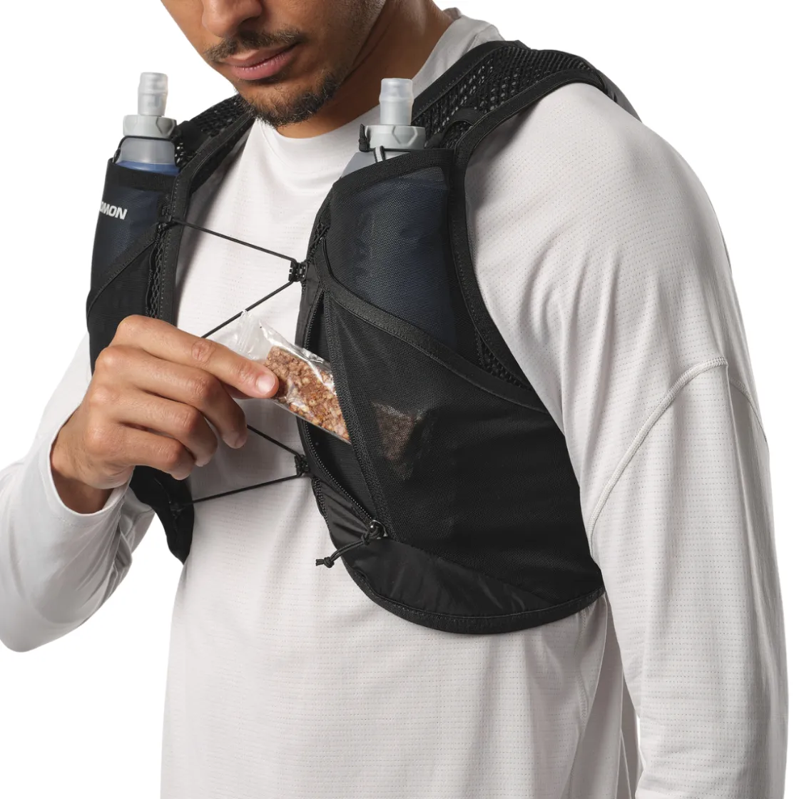 SALOMON Active Skin 4 SET løbevest, unisex (Black) Online
