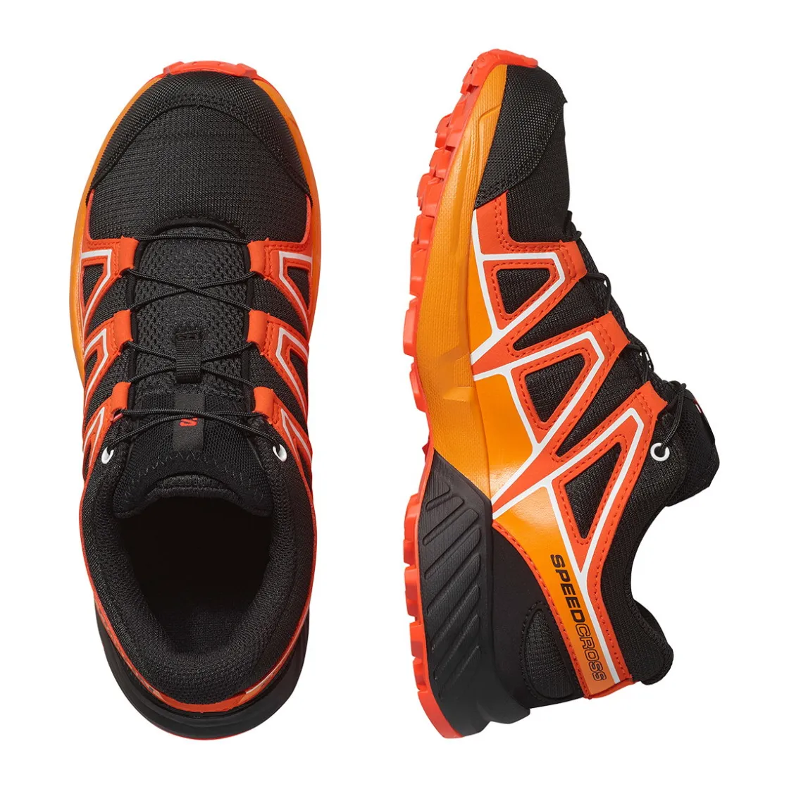 SALOMON Speedcross vandresko, junior (Black Tomato) Clearance