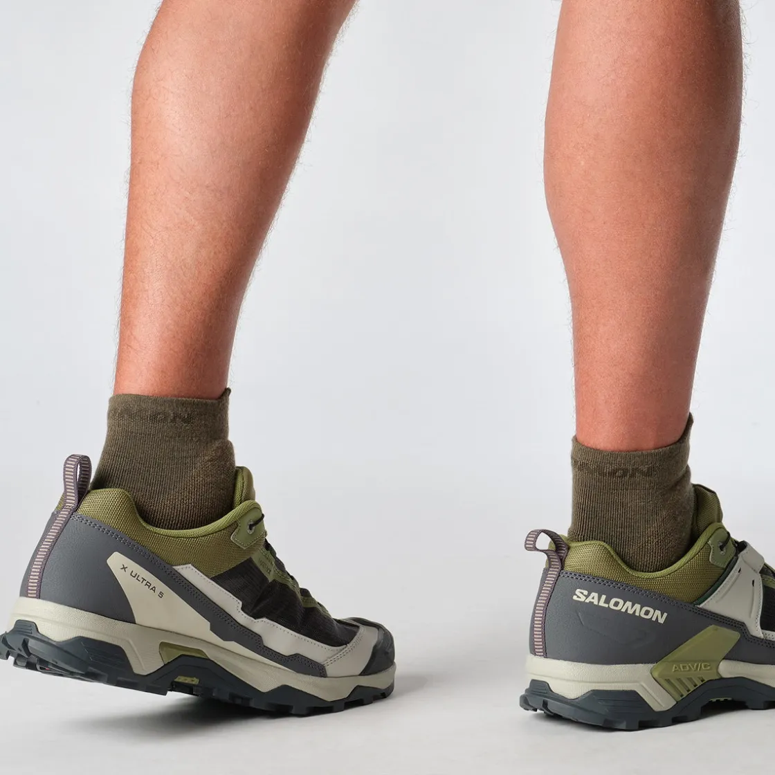 SALOMON X Ultra 5 vandresko, herre (Aloe Asphalt) Clearance