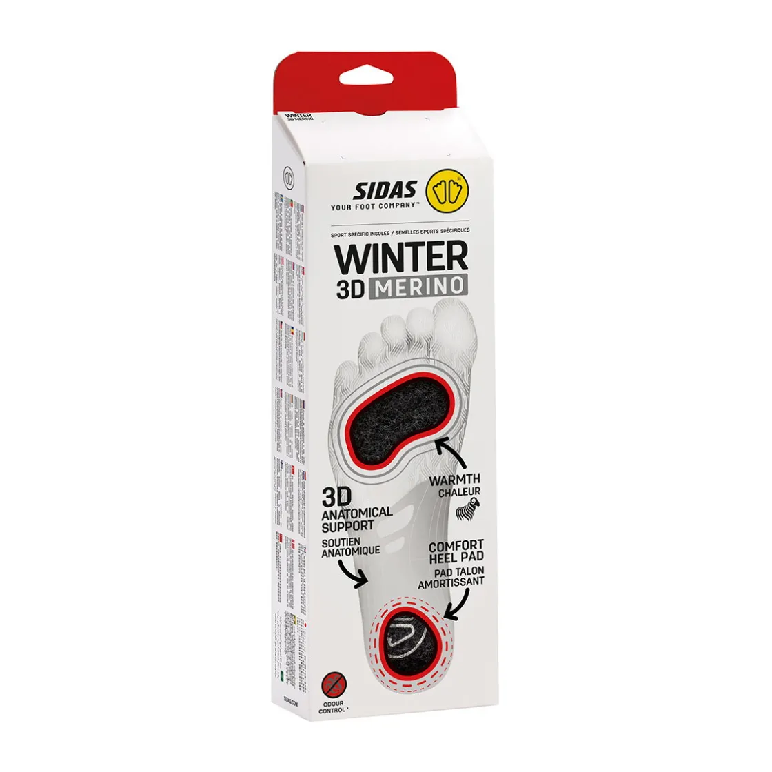 SIDAS Winter 3D indlægssål med merinould Discount