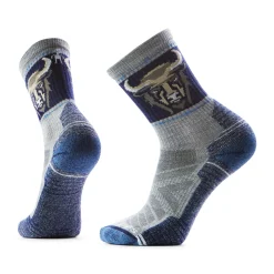 SMARTWOOL Hike Light Cushion Crew Bison vandresokker, herre (Light Grey) Hot