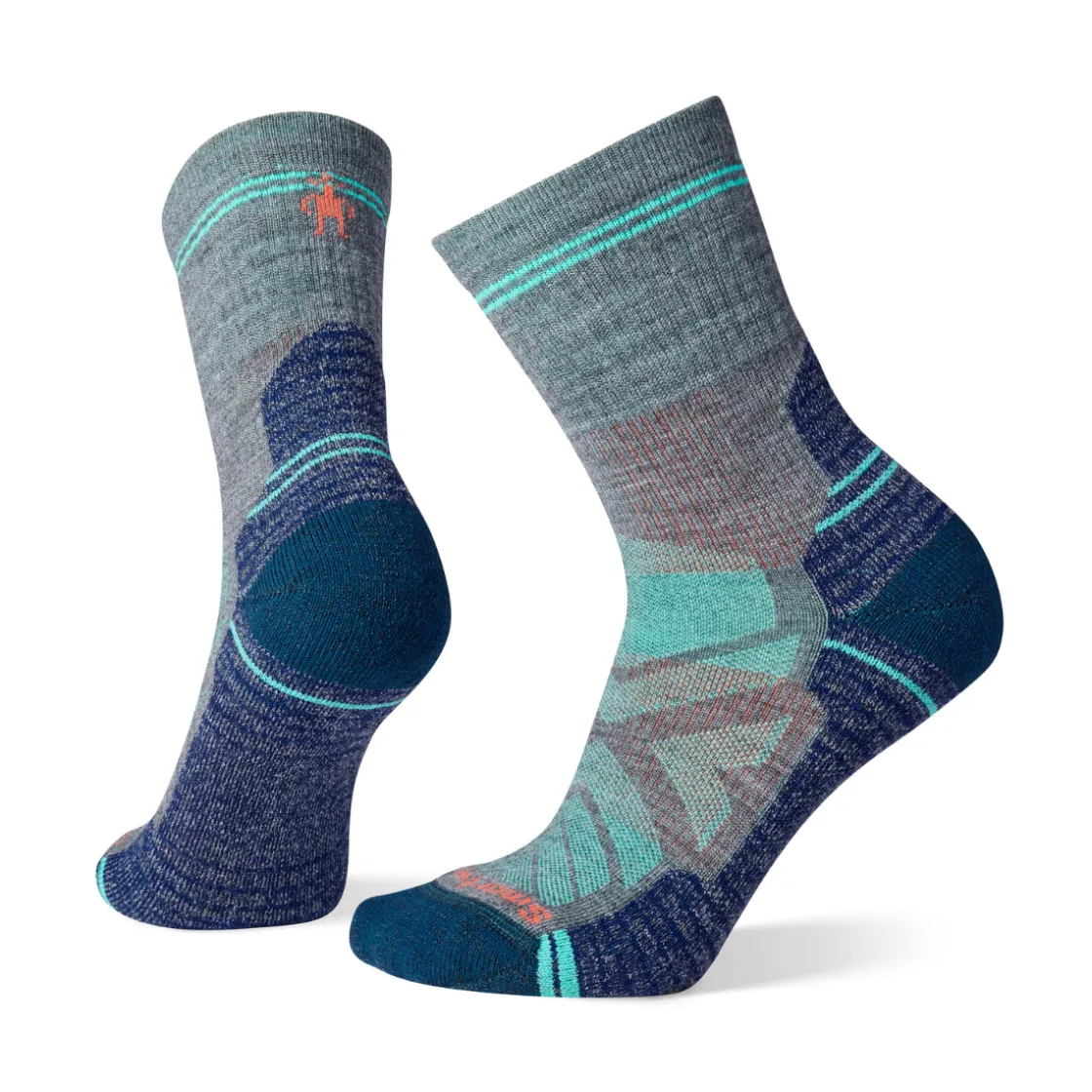 SMARTWOOL Hike Light Cushion Mid Crew Vandresok, dame (Grey)