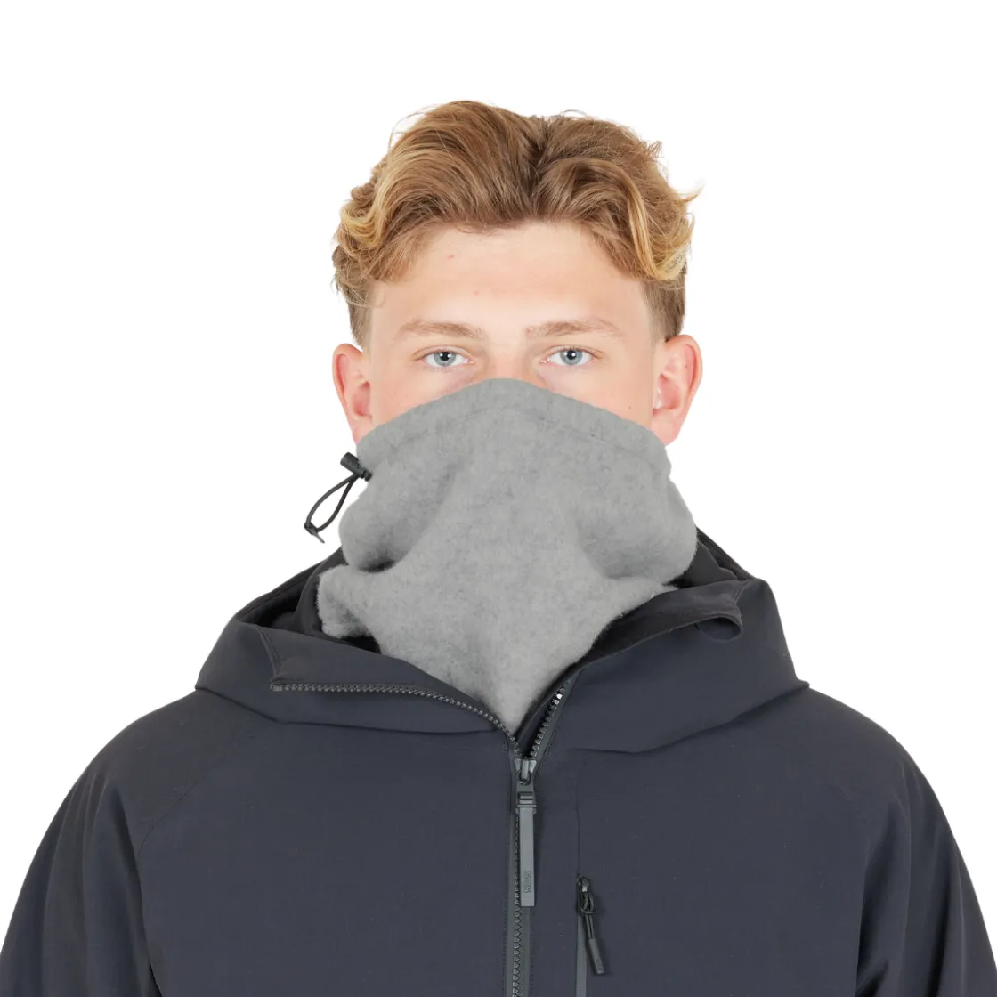 SOS Aneto Wool Neckgaiter (Light Grey Melange) New