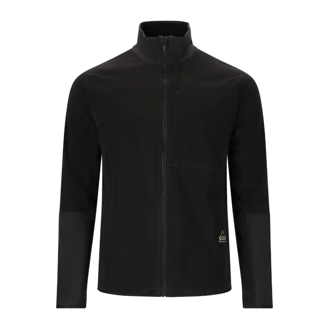 SOS Bromo Midlayer Full Zip Fleece, herre (Black) Best