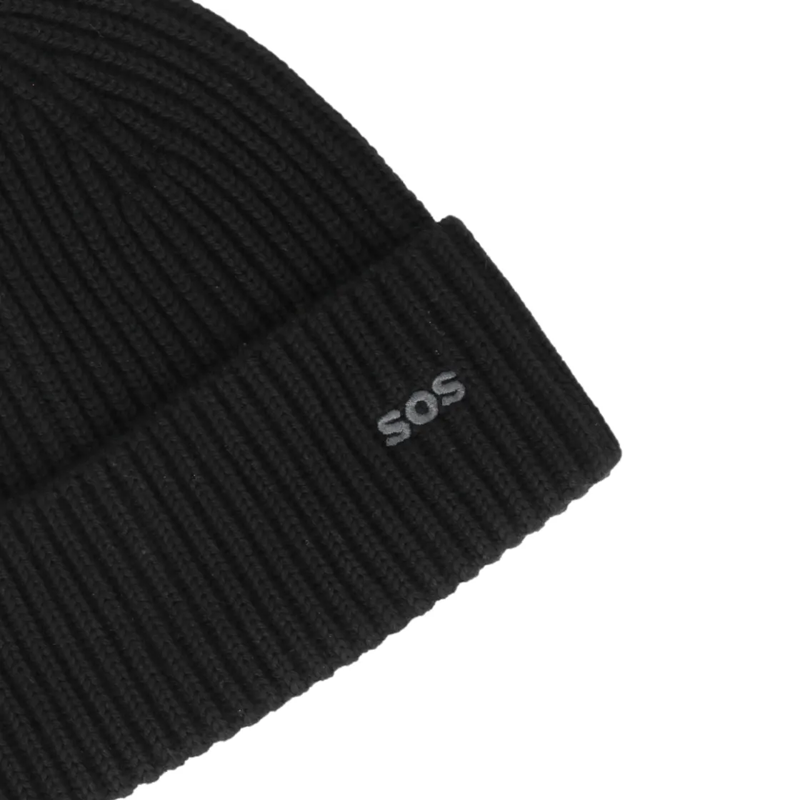 SOS Girdwood Wool Beanie (Black) New