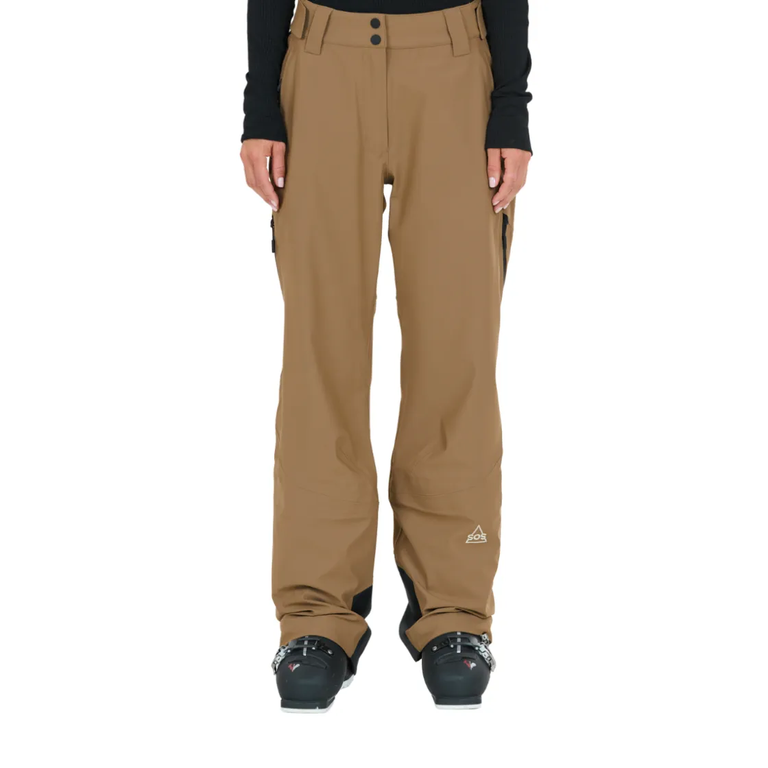 SOS Hoverla 3-Layer Skibukser, dame (Shitake) Best