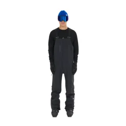 SOS Kula 3-lags Shell Bib Skibukser, herre (Black) Discount