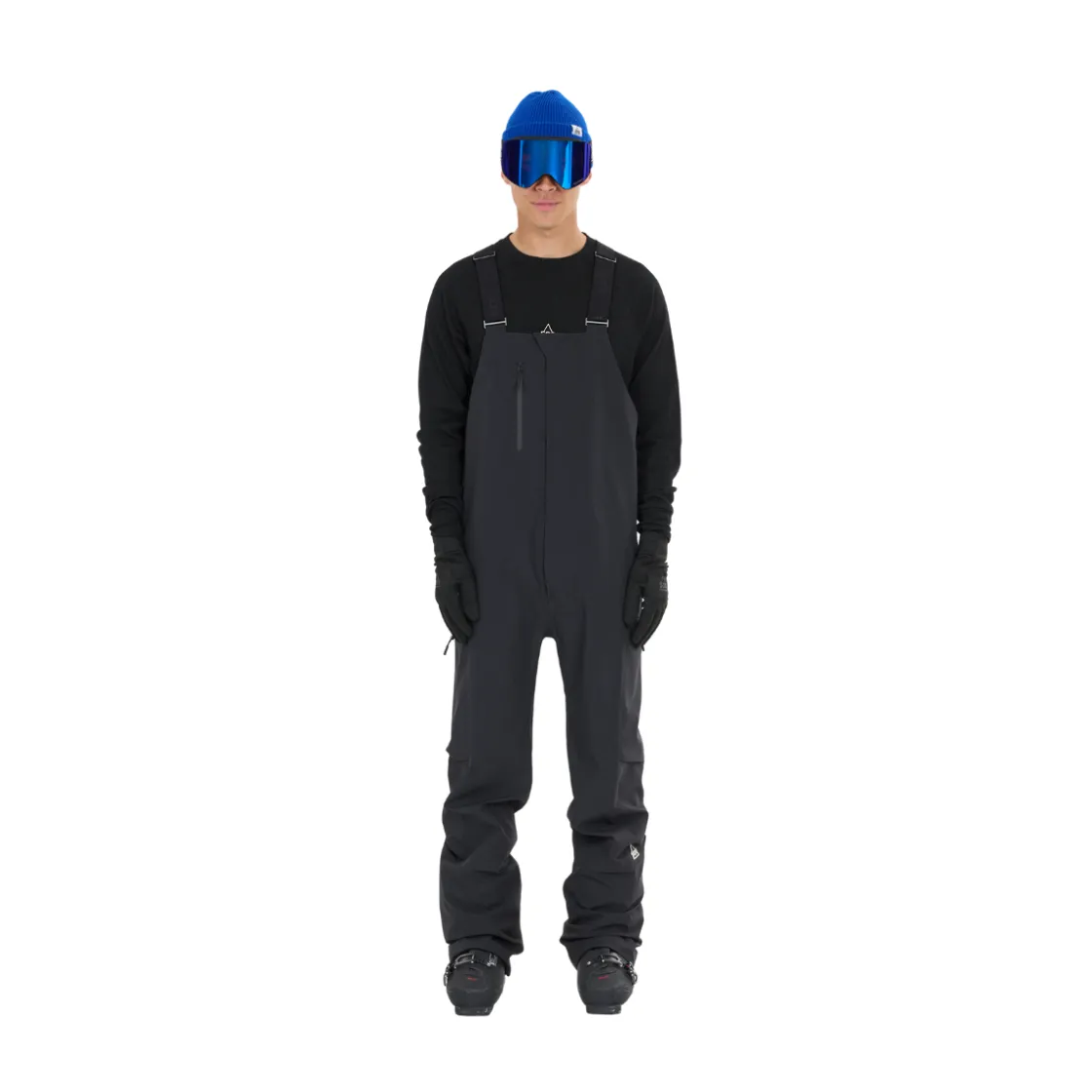 SOS Kula 3-lags Shell Bib Skibukser, herre (Black) Discount