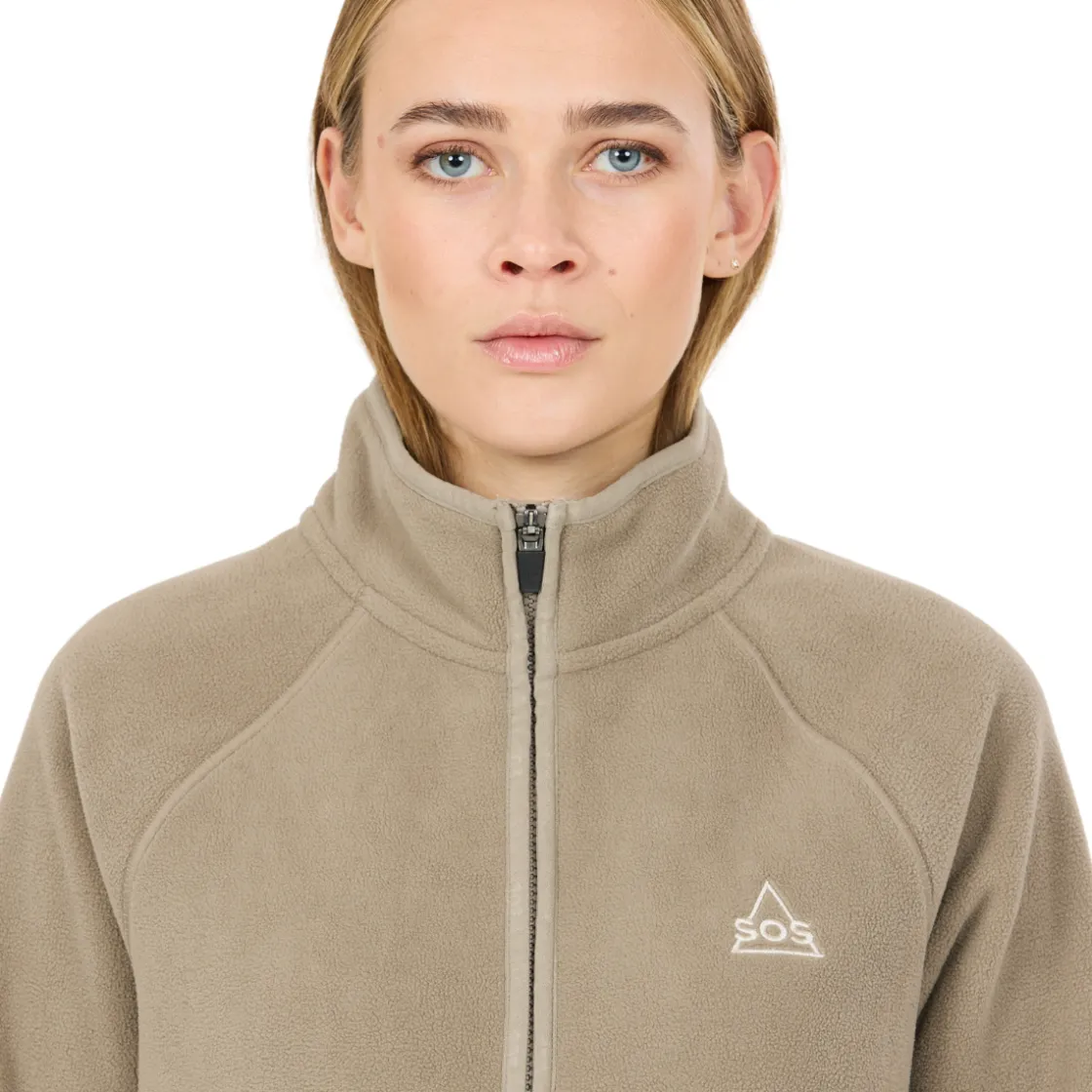 SOS Munson Full Zip Fleece, dame (Brindle) Hot