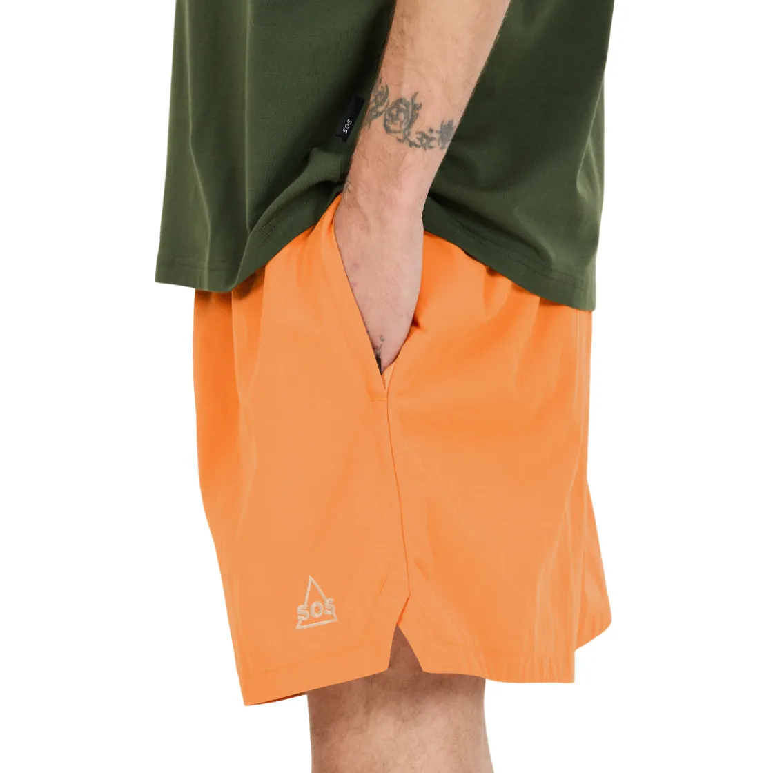 SOS Whitsunday Shorts, herre (Golden Ochre) Outlet