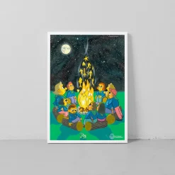 DDS Spejderplakat HuskMitNavn Best
