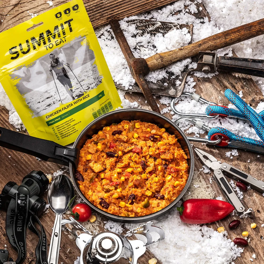 SUMMIT TO EAT Chicken Fajita with Rice / Fajita med kylling og ris Outlet