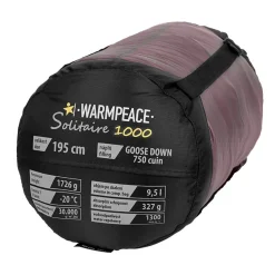 WARMPEACE Solitaire 1000 / 195 cm V, dunsovepose Discount