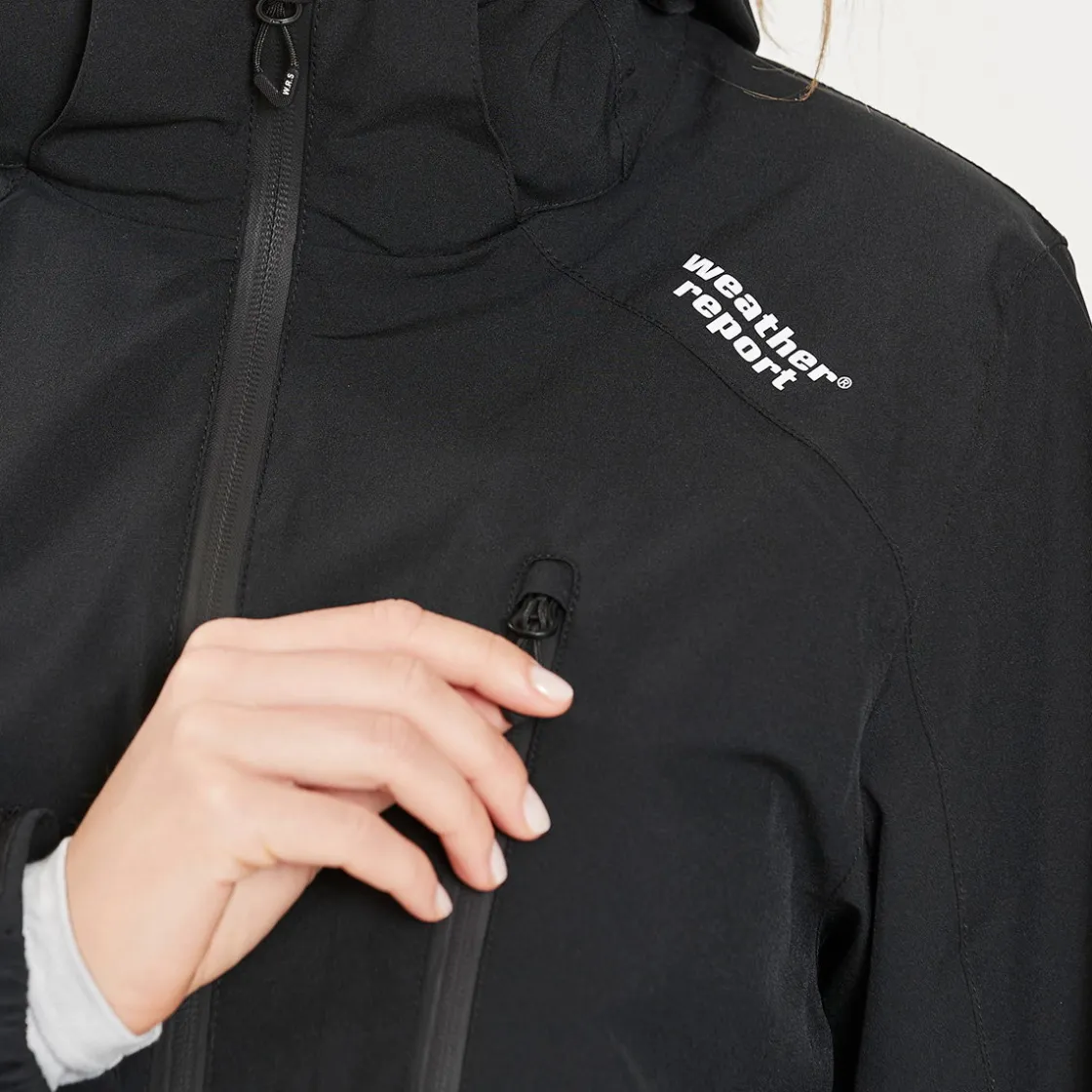 WEATHER REPORT Camelia regnjakke, dame (Black) Outlet