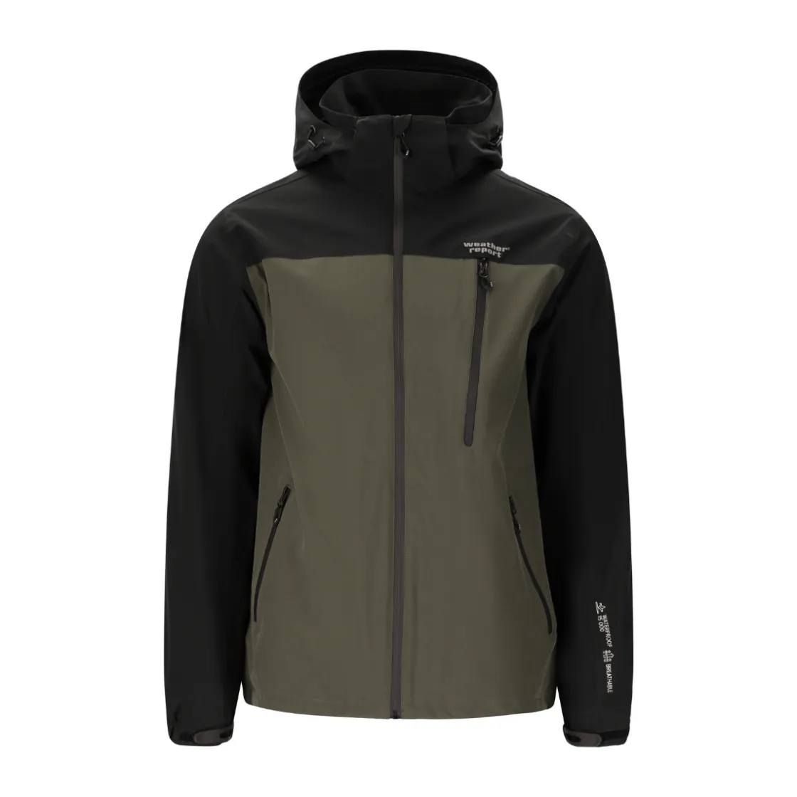WEATHER REPORT Delton Jacket regnjakke, herre (Black Ink) Outlet