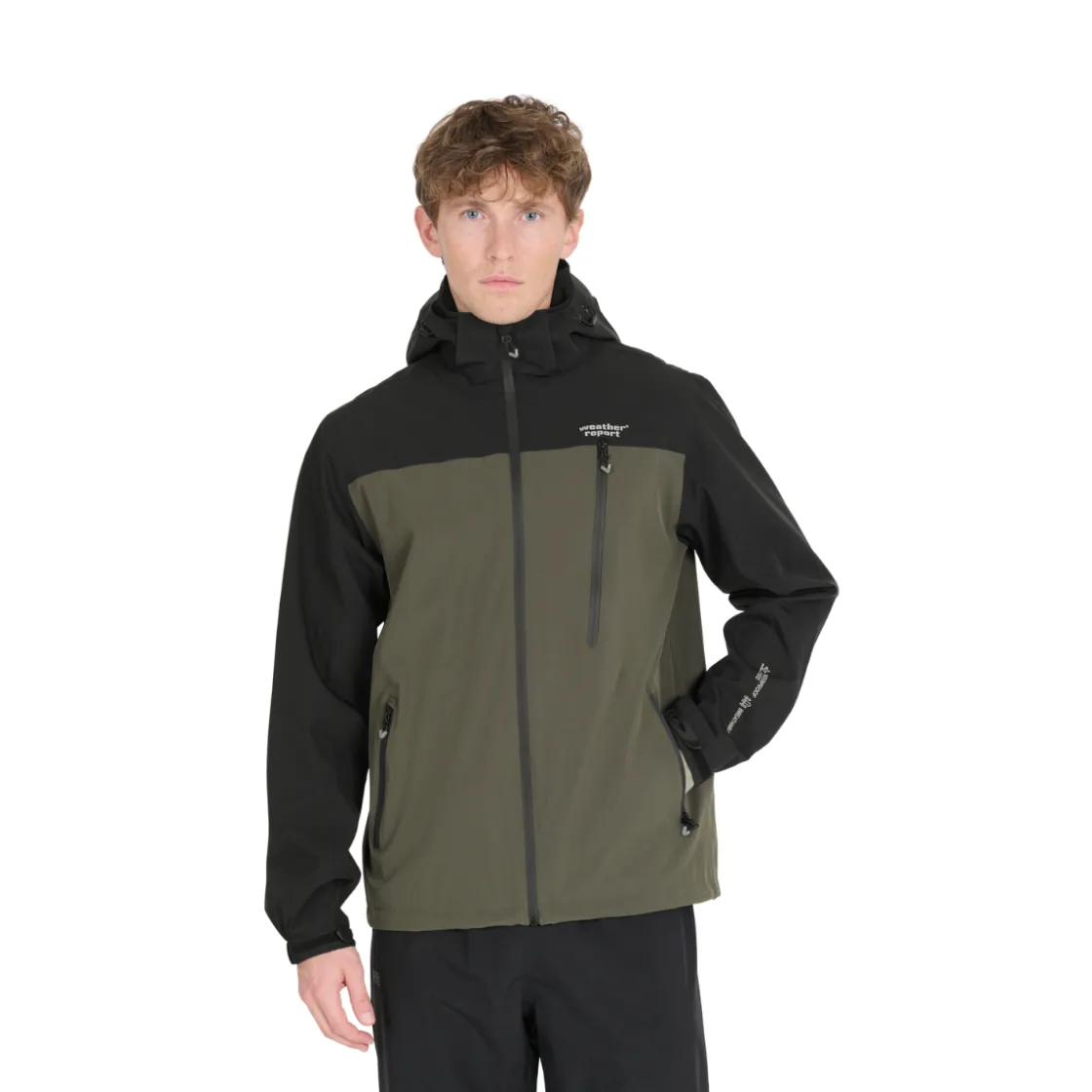 WEATHER REPORT Delton Jacket regnjakke, herre (Black Ink) Outlet