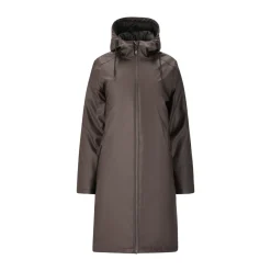 WEATHER REPORT Heaten regnfrakke, dame (Espresso) Online