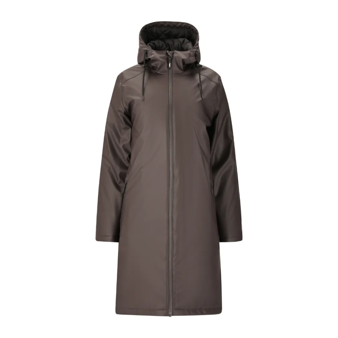 WEATHER REPORT Heaten regnfrakke, dame (Espresso) Online