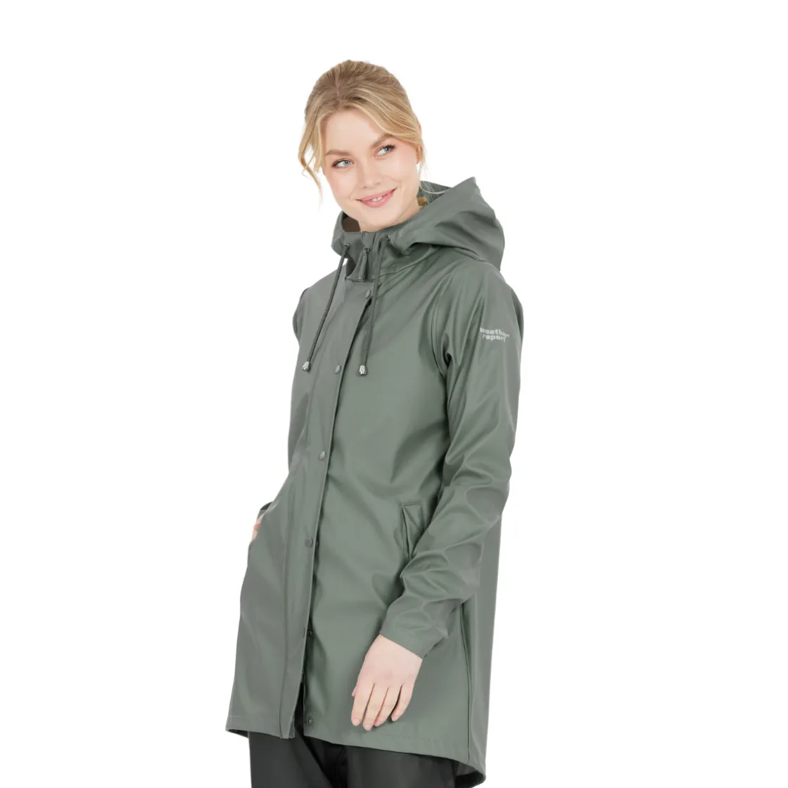 WEATHER REPORT Petra Rain regnjakke, dame (Balsam Green) Online