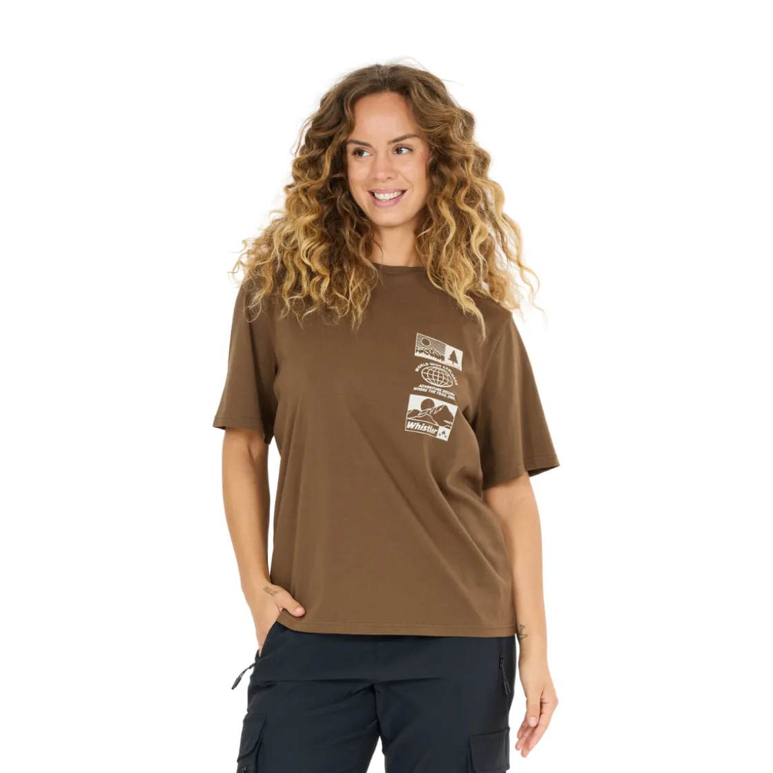 WHISTLER Arwen T-shirt, dame (Teak) Sale