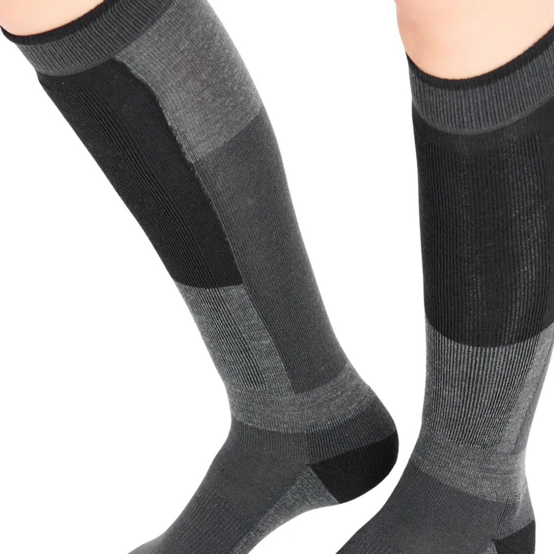 WHISTLER Corsicana Skistømper 2-pack (Light Grey Melange) Outlet