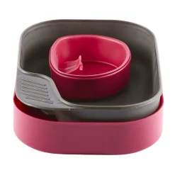 WILDO Camp-A-Box Basic Biobased spisesæt, rød Online