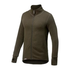 WOOLPOWER Full Zip Jacket 400 uldtrøje, unisex (Pine Green)