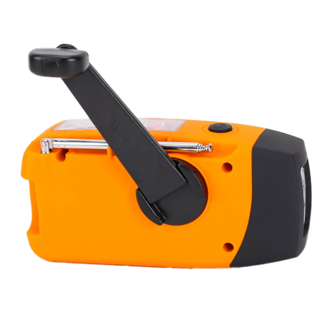 DIVERSE XCEED Solar Emergency Multi Radio 5000 mAh - nødradio med håndsving (Orange)